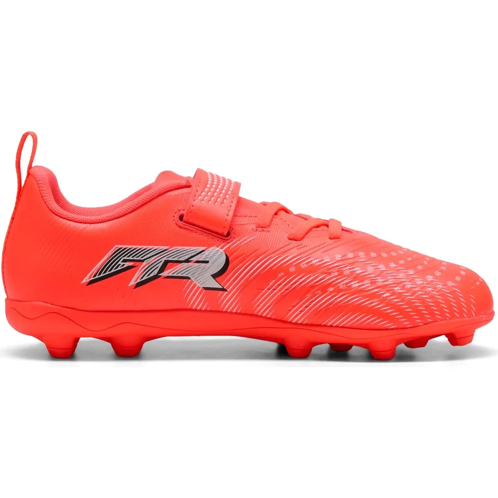 Детские футбольные бутсы для мальчиков Puma Future 9 Play V Fg/ag Rb Jr, Красный — фото 3
