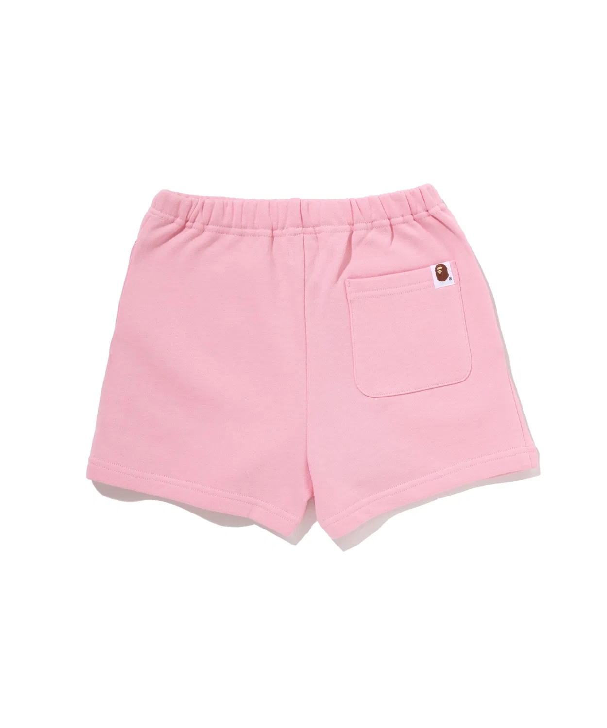 Детские шорты из футера с принтом BABY MILO A BATHING APE, Pink — фото 3