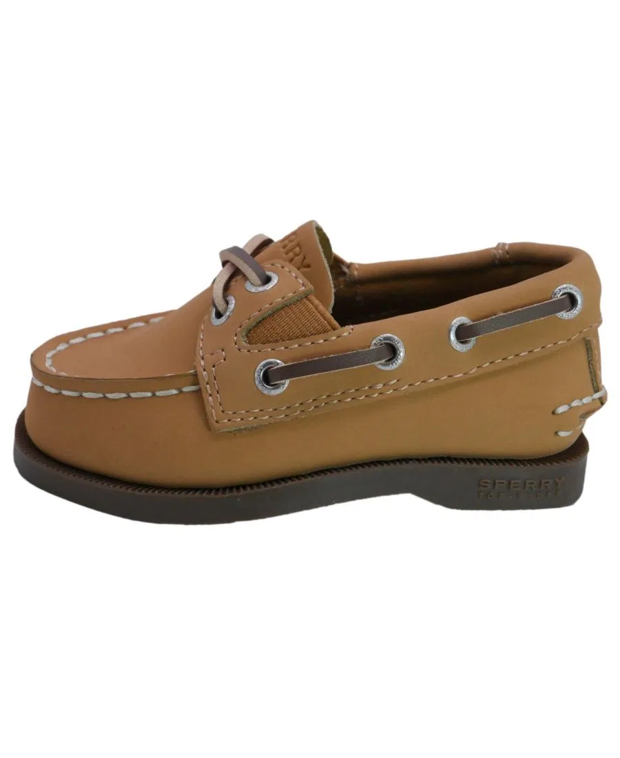 Ботинки-лодочки из натуральной кожи, с эластичной вставкой Sperry, Sahara Leather — фото 4