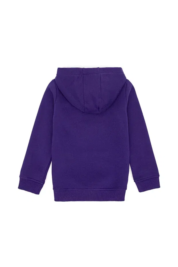 Детское худи для девочек с капюшоном U.S. Polo Assn., Purple — фото 2