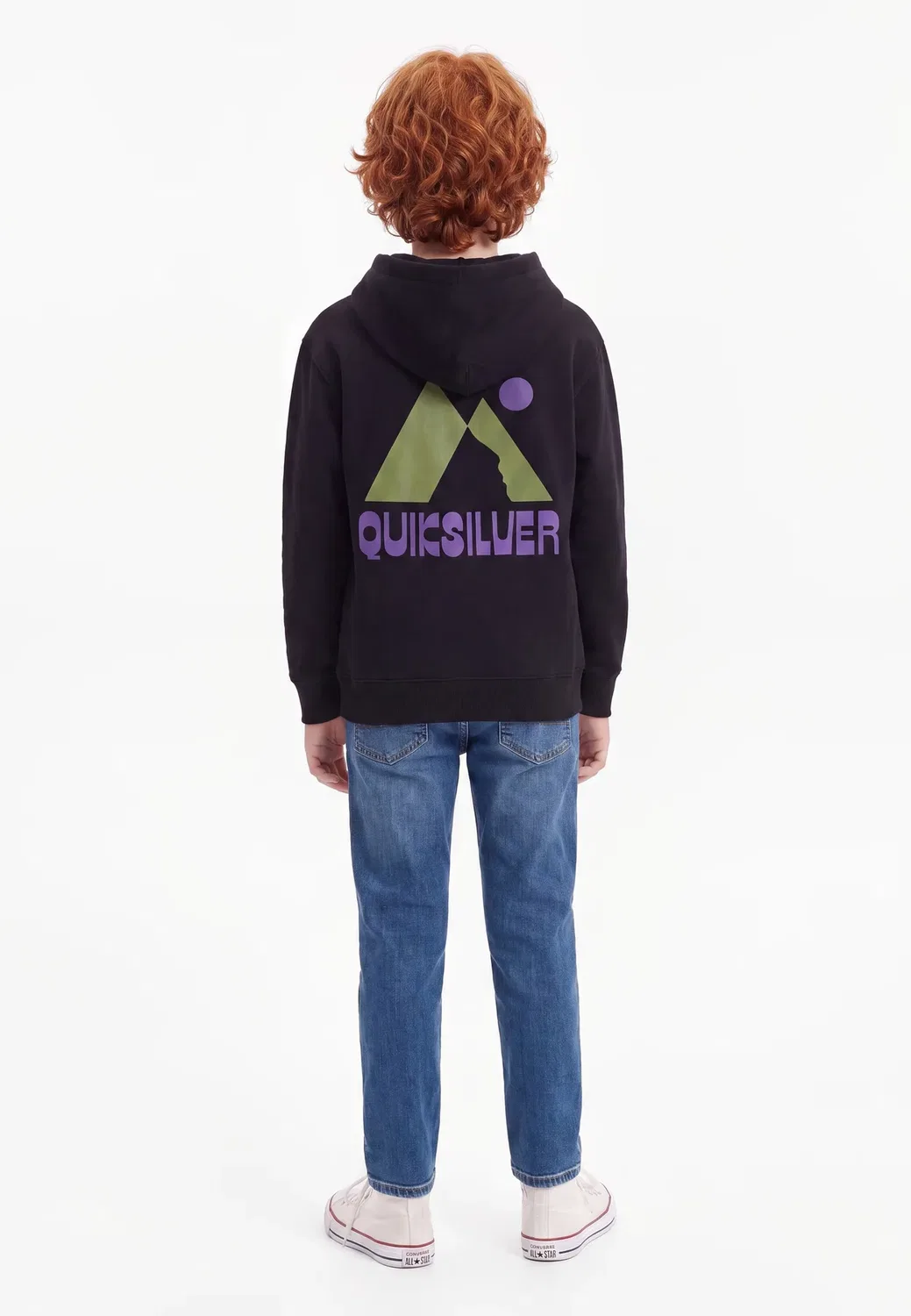 Худи с графическим принтом - худи Quiksilver, Black — фото 2