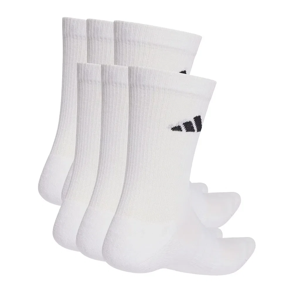Носки хлопковые Adidas Cushioned crew socks 6 пар, белый