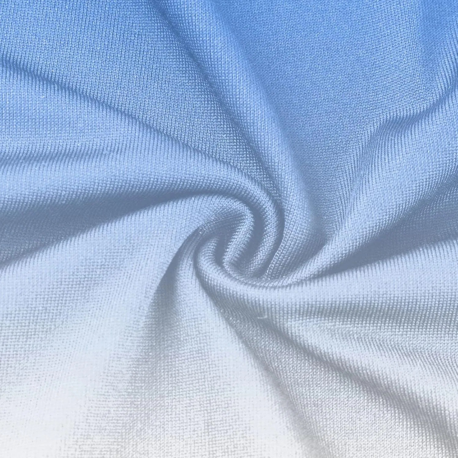 Женское платье-футболка оверсайз V-образным вырезом, Light Blue — фото 2