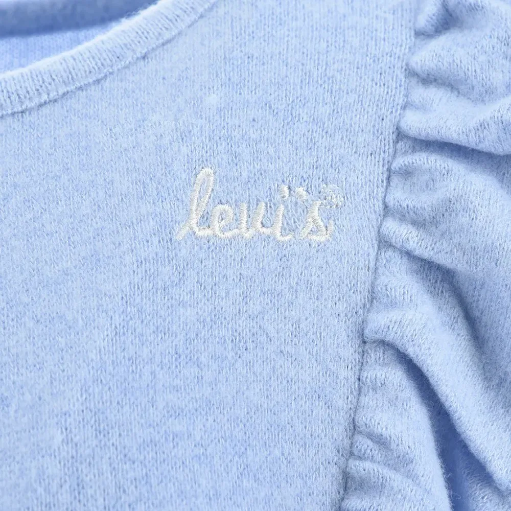Платье трикотажное длинное с длинным рукавом Levi's, синий — фото 4