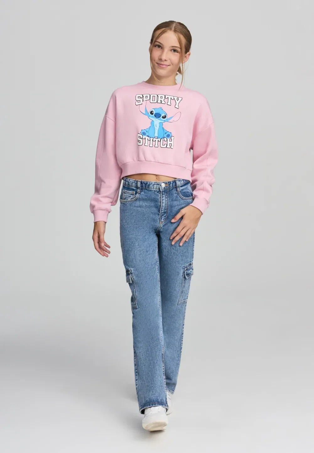 Укороченная толстовка Terranova, Rosa