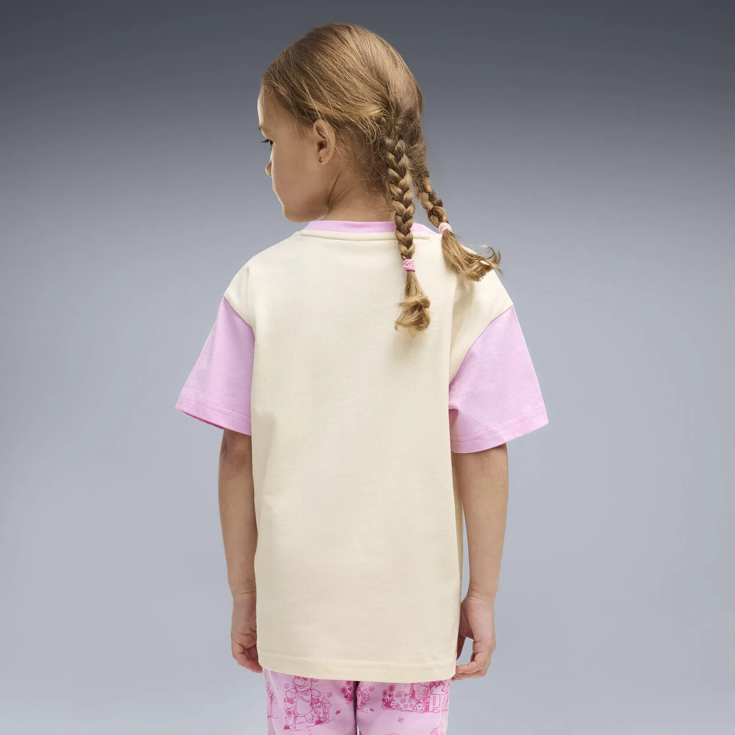 Детская футболка с принтом PUMA x DORA THE EXPLORER Relaxed Graphic T-Shirt Puma, Weiss — фото 3