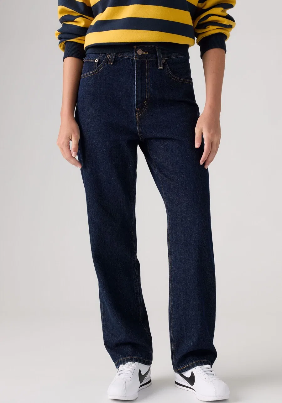 Джинсы LEVI'S Regular 'Easy Dad' темно-синего цвета