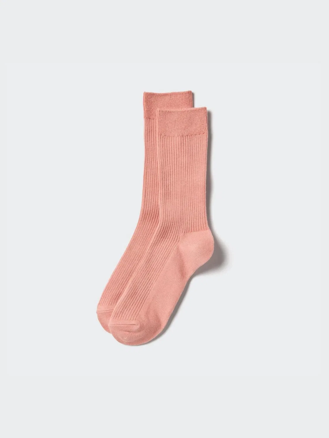 Носки однотонные Uniqlo, розовый