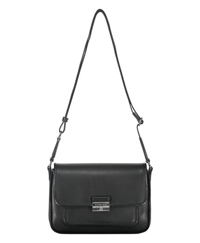 

Сумка через плечо из телячьей кожи с магнитной застежкой. Michael Kors, черный