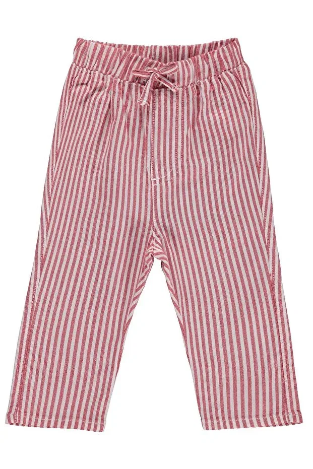 Детские брюки для девочек зауженные Civil Baby, Red — фото 2
