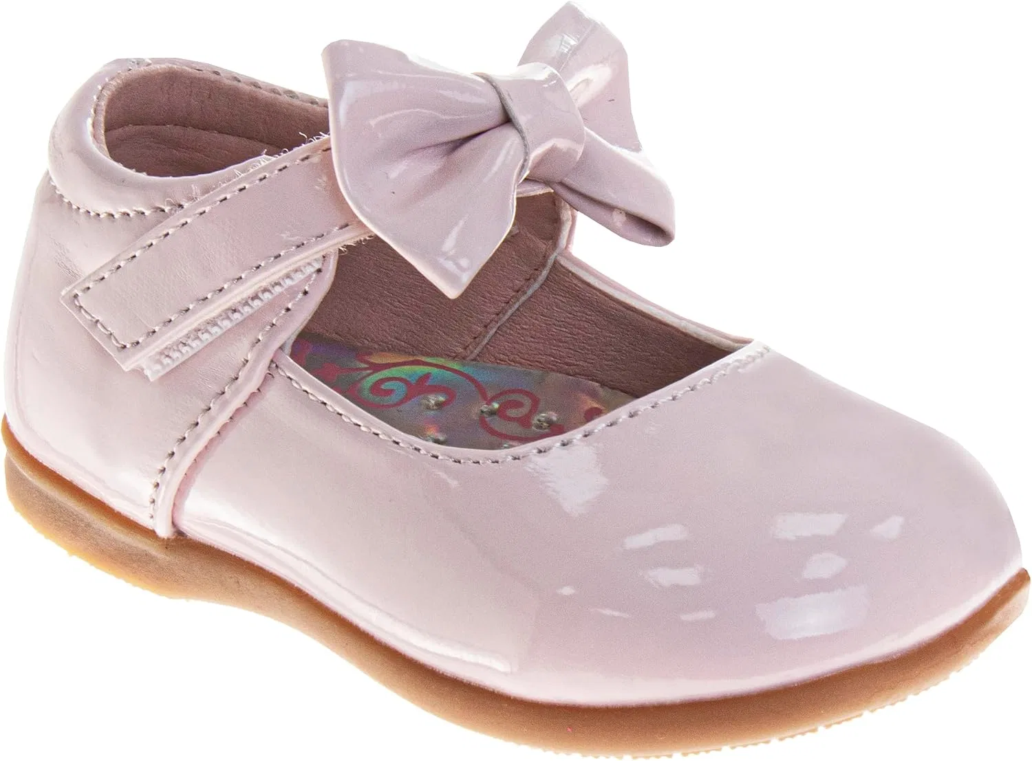 Детские туфли Мэри Джейн для девочек с бантом Josmo, Blush Patent