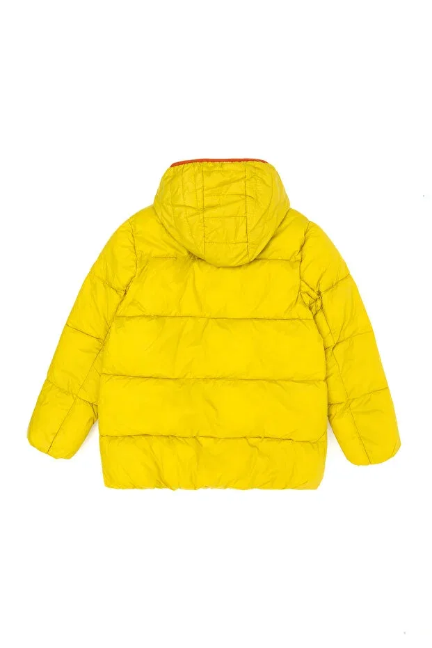 Детское пальто для мальчиков с капюшоном U.S. Polo Assn., Yellow — фото 2