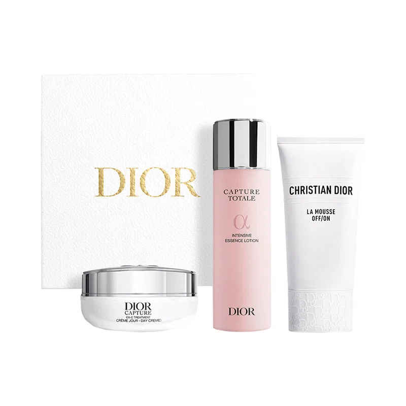 Набор для ухода за кожей с очищающим средством, тонером и кремом, DIOR, 150 мл+150 мл+50 мл