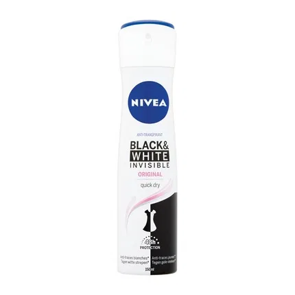 Дезодорант-спрей невидимый Nivea Invisible Black & White Clear