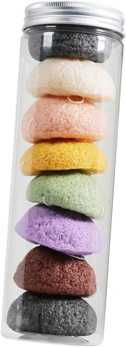 Спонж для лица Konjac, 8 шт, VALICLUD, 83 г