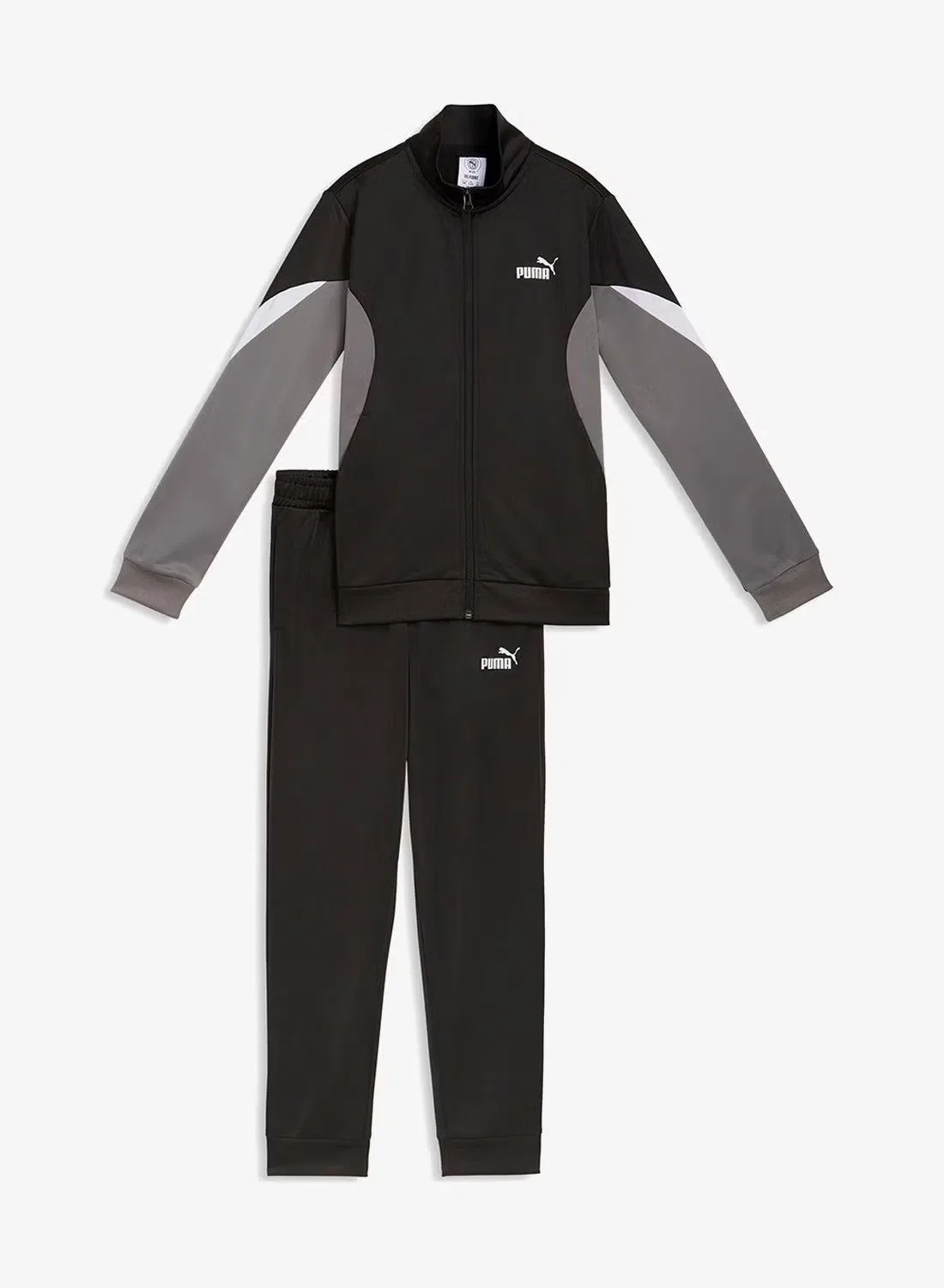 Спортивный костюм с цветными блоками Youth Essential Puma, черный