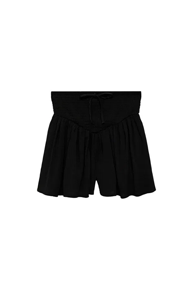 Детские шорты для девочек бермуды Mango, Black — фото 2