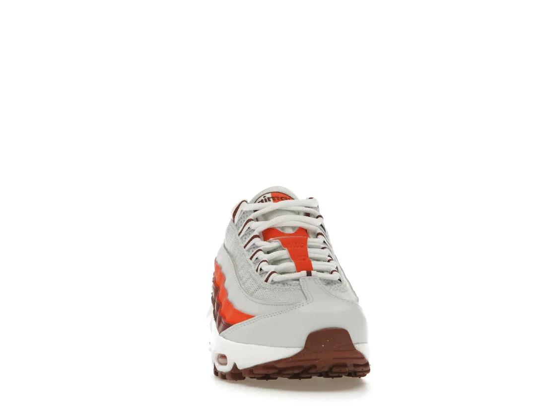 Детские кроссовки Lifestyle с амортизацией Nike Air Max 95, Photon Dust Dark Pony Picante Red White — фото 2