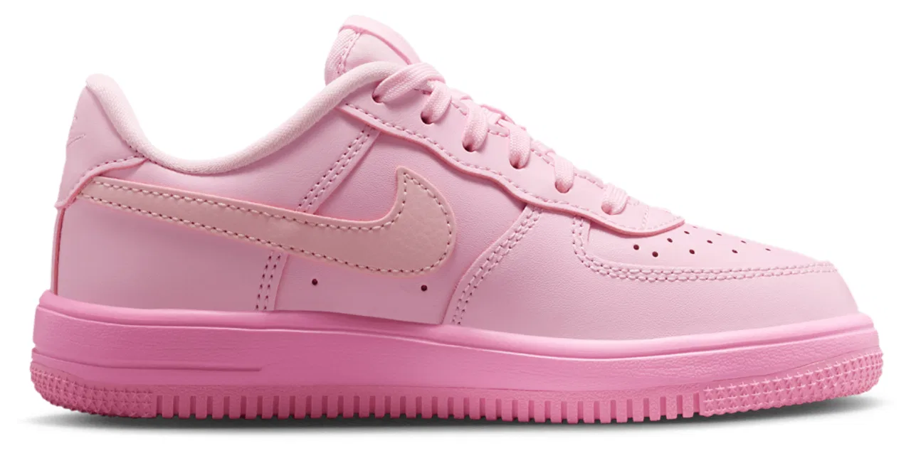 Кроссовки для мальчиков Air Force 1 Low Lace Nike, цвет Pink Rise/Pink Foam/Pink Foam