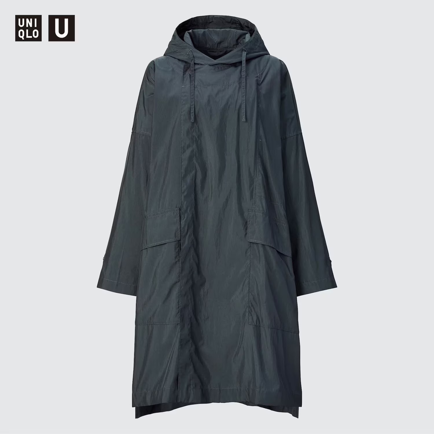 

Тренч-пальто из нейлона U Uniqlo, 08 темно-серый