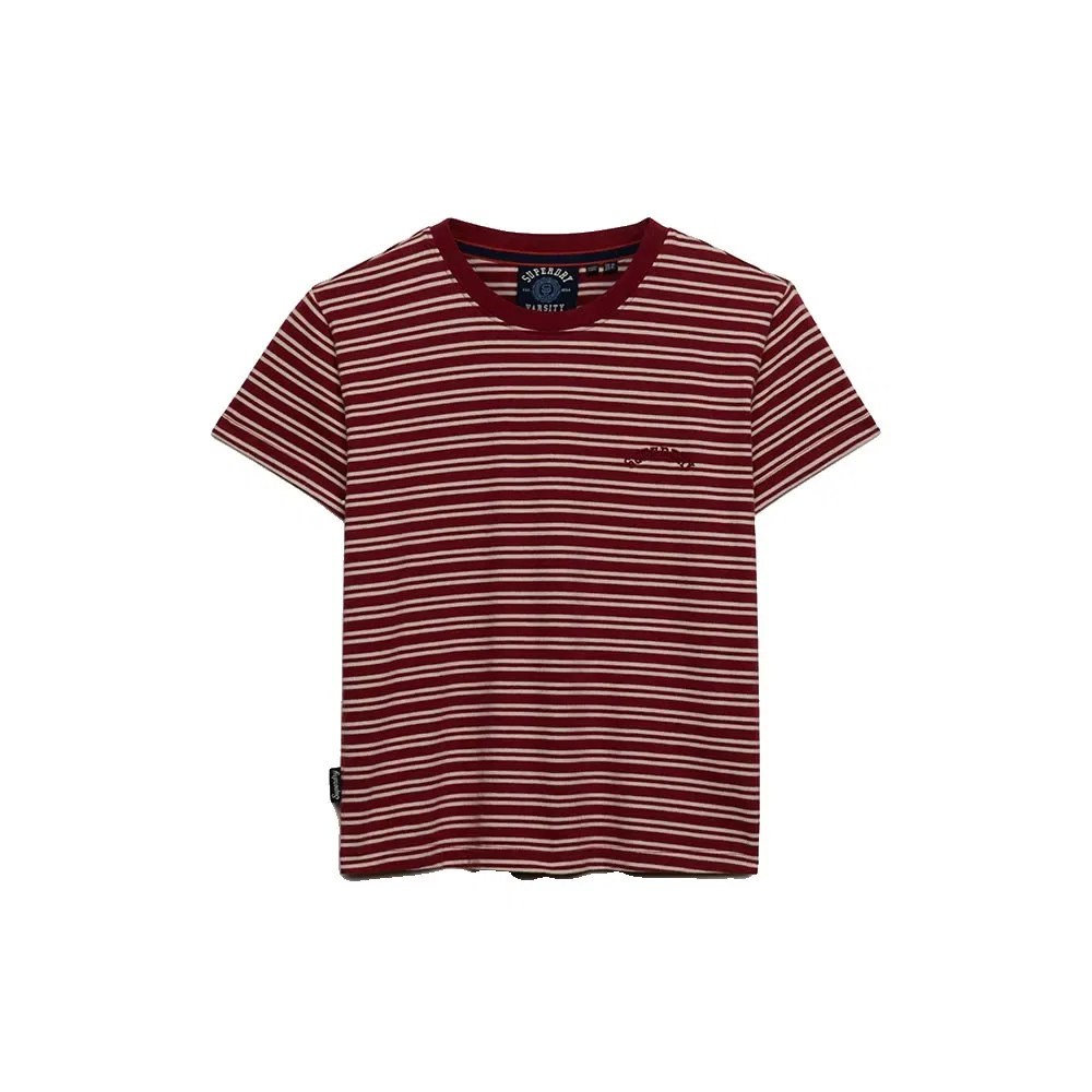 Футболка с коротким рукавом Superdry Essential Logo Str Fitted, красный — фото 3