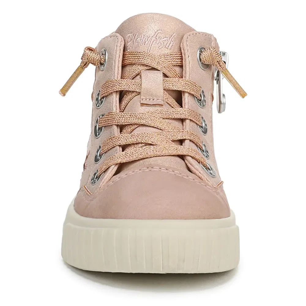 Детские высокие кроссовки Wanderland-T для малышей Blowfish Malibu, Blush Pink/Rose Gold Glitter — фото 3