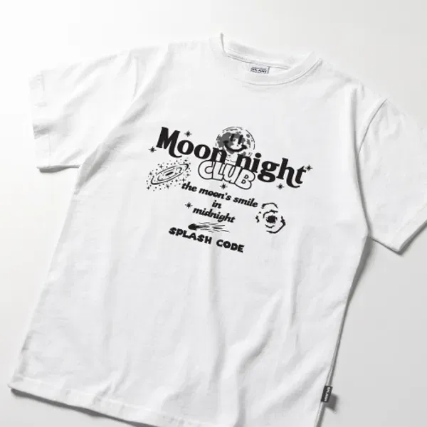 Футболка с коротким рукавом Moon Night, Splashcode Kids, белый — фото 4