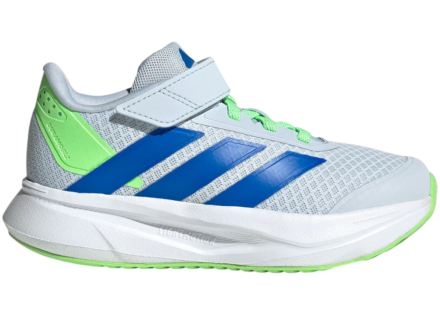 Детские кроссовки для мальчиков с сетчатым верхом Adidas Duramo SL2, Halo Blue Bright Royal Lime Burst