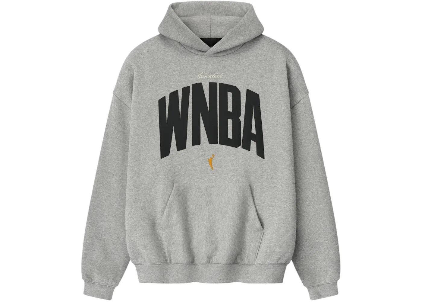 Мужской худи с принтом Fear of God Essentials WNBA 90's Hoodie, Concrete Heather