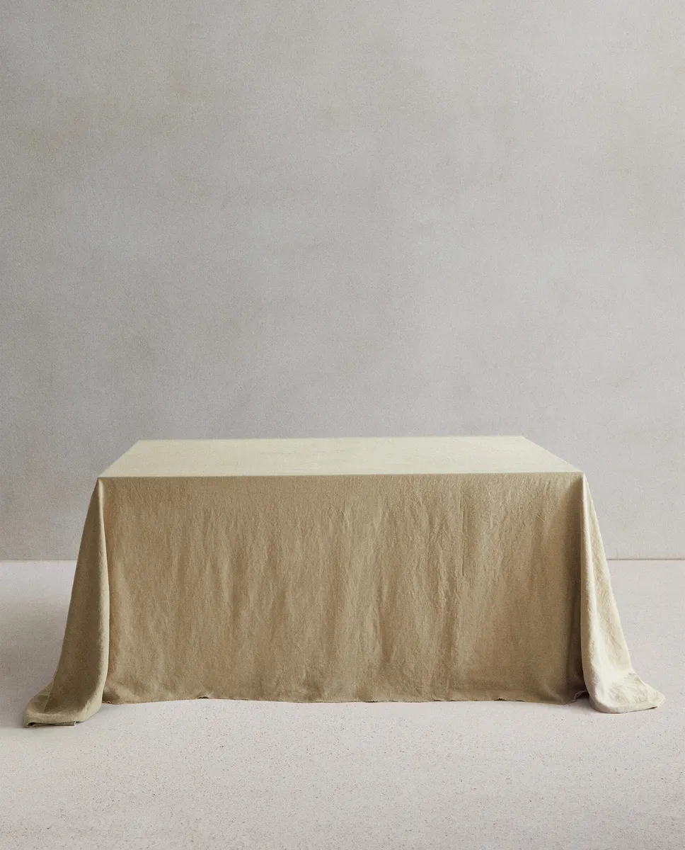 

Скатерть 01 Zara Home, тауп-коричневый