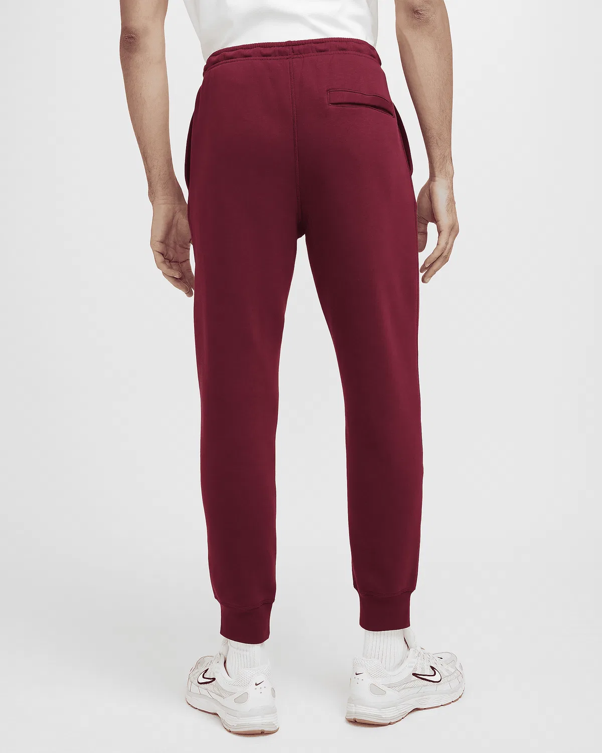Мужские флисовые джоггеры Nike Club Fleece, Team Red/Team Red — фото 2