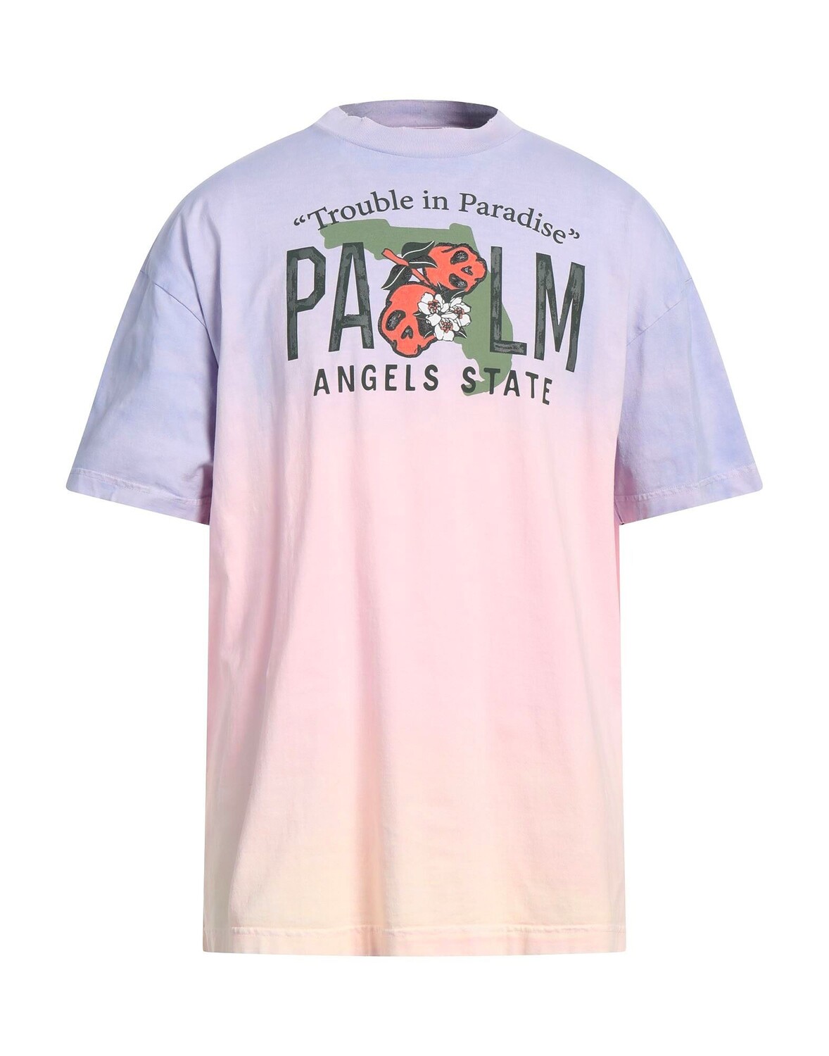 

Футболка Palm Angels, светло-фиолетовый