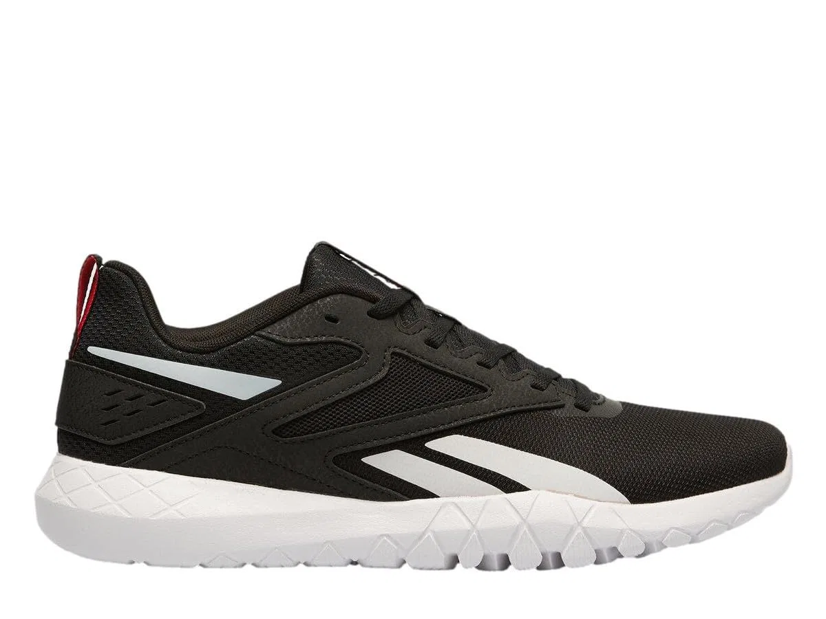 Детские кроссовки для мальчиков с треугольным принтом Flexagon Energy Tr 4 Reebok, Black Ftwr White Energy Red