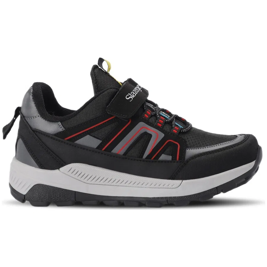 Детские кроссовки на липучках KROSS KTN Slazenger, Черно-белый