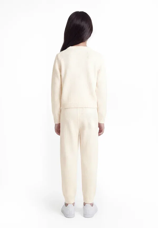 Комплект из кофты и брюк хлопковый Unisex Set - Tracksuit Bottoms Off-White, white, белый — фото 2
