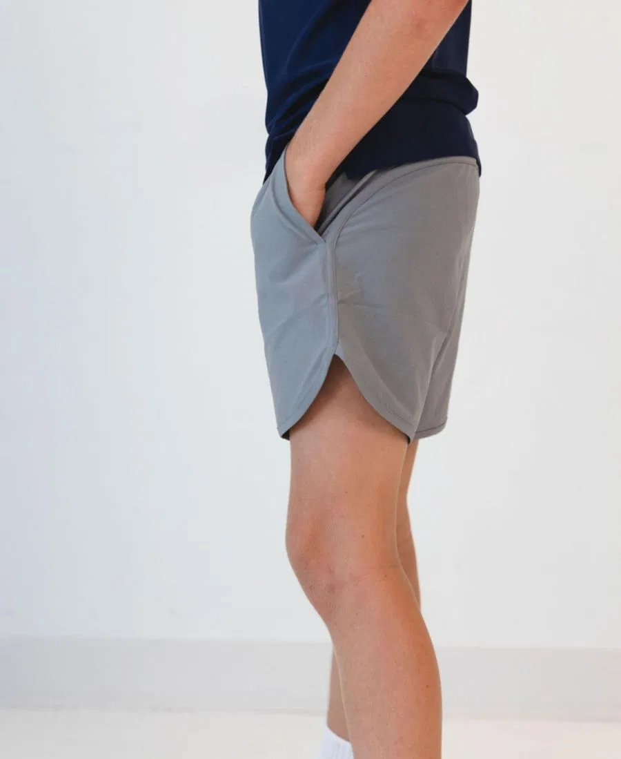 Шорты с подкладкой Super Short Lined Courtside Kids, Grey — фото 4