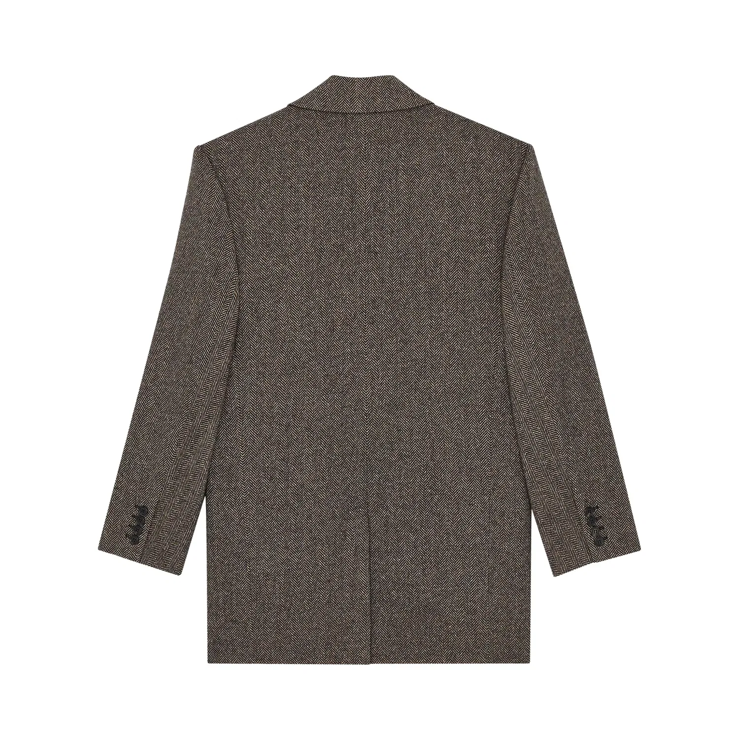 Куртка Saint Laurent Veste, коричневый — фото 2