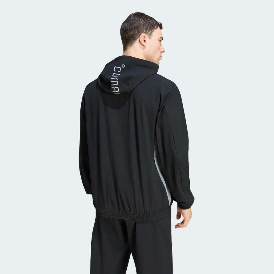 Куртка для тренировок ADIDAS PERFORMANCE 'Tech Apparel' черного цвета — фото 4