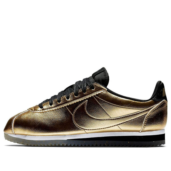 Кроссовки классические cortez кожа se Nike, золотой