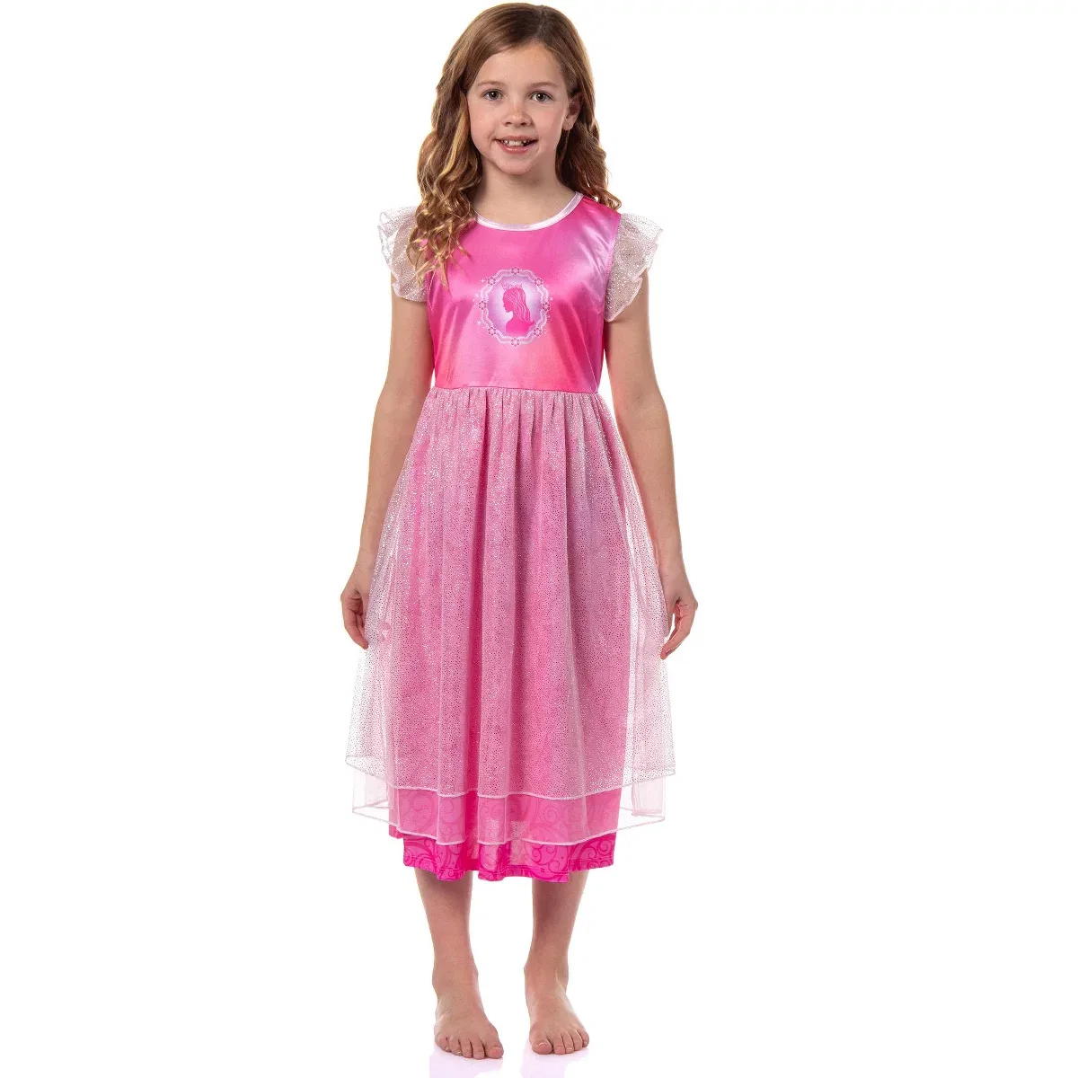 Детская ночная сорочка для девочек с коротким рукавом Sparkle Wicked, Цвет Pink