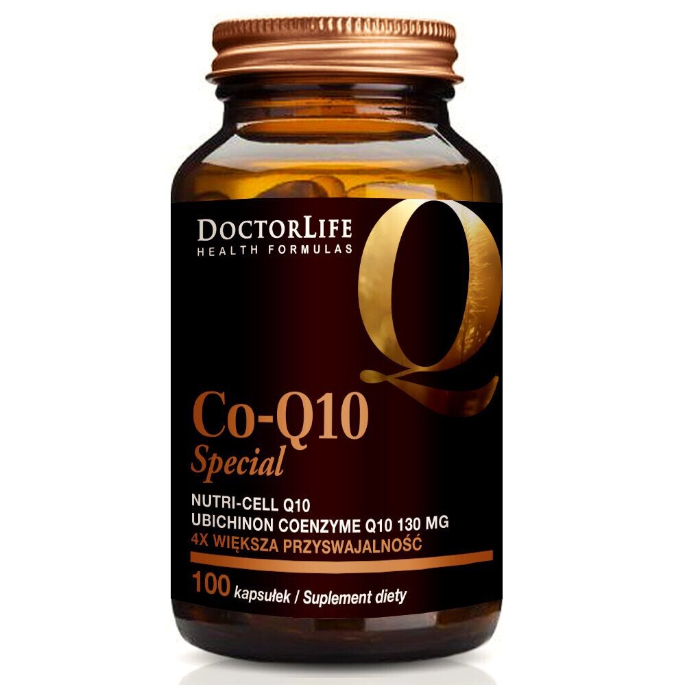 

Doctor Life Co-Q10 Special БАД коэнзим Q10 130мг в органическом кокосовом масле, 100 капс./1 уп.