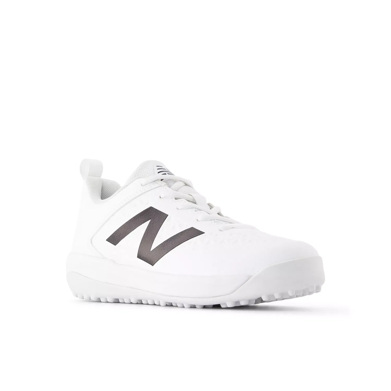 Детские кроссовки для мальчиков с искусственной кожей 4040 v8 Youth Turf-Trainer New Balance, White — фото 2