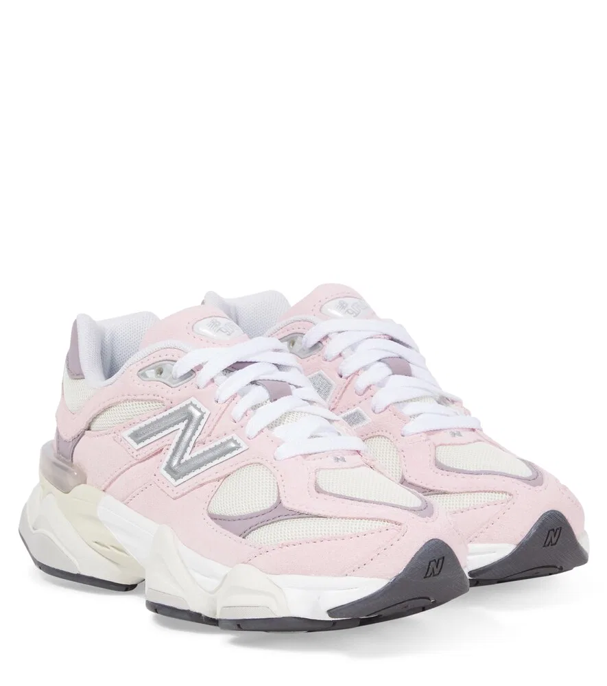 Детские кроссовки с кожаной отделкой New Balance Kids, розовый