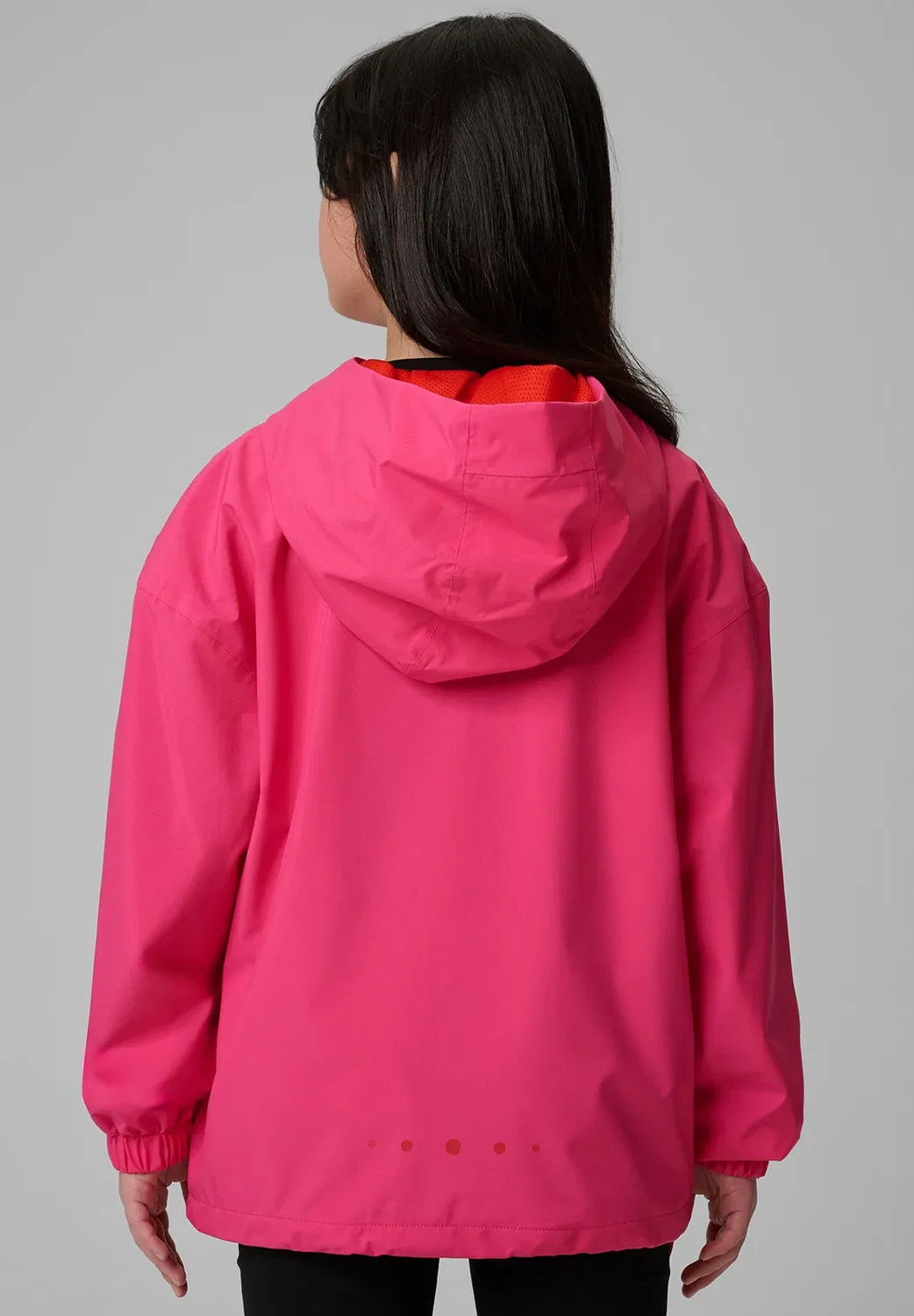 Kurtka przejściowa membrana 5000 dziecięca - granatowa 122 унисекс - куртка для активного отдыха 4F, Hot Pink — фото 3