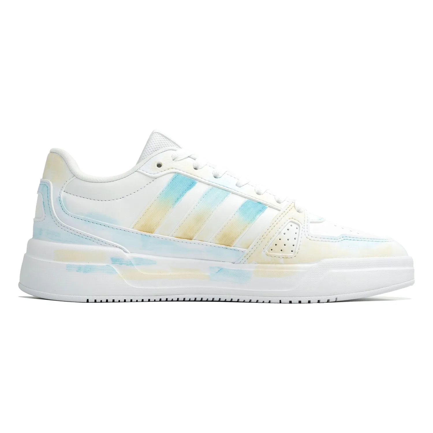 Детские кроссовки для скейтбординга с низким верхом Adidas, White — фото 4