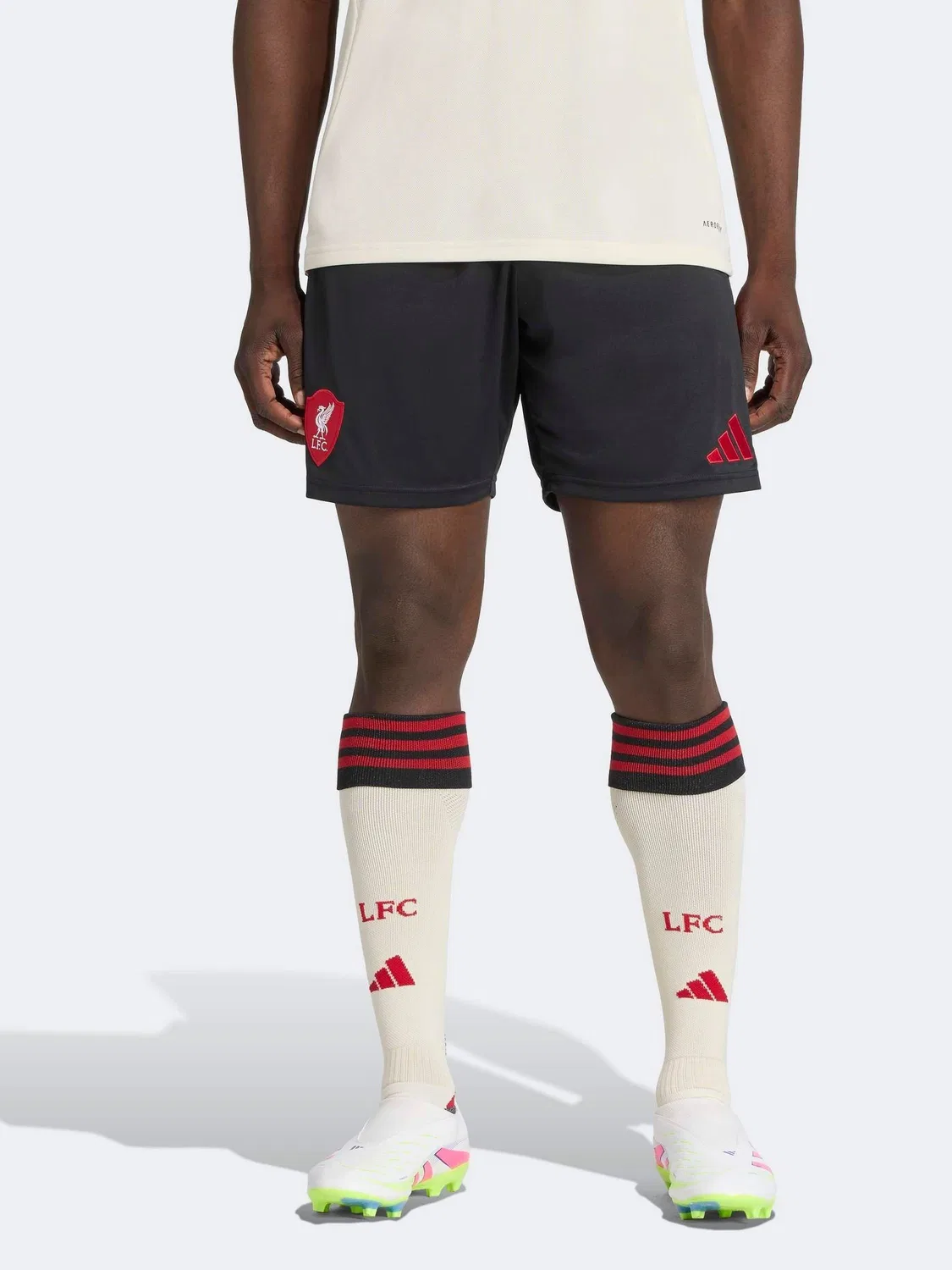 Шорты футбольные Liverpool FC Away adidas, черный