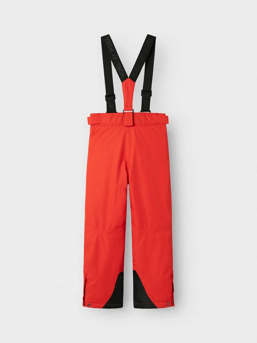 Брюки для активного отдыха NAME IT Regular Outdoor Pants 'NKNSlope10' красного цвета — фото 2