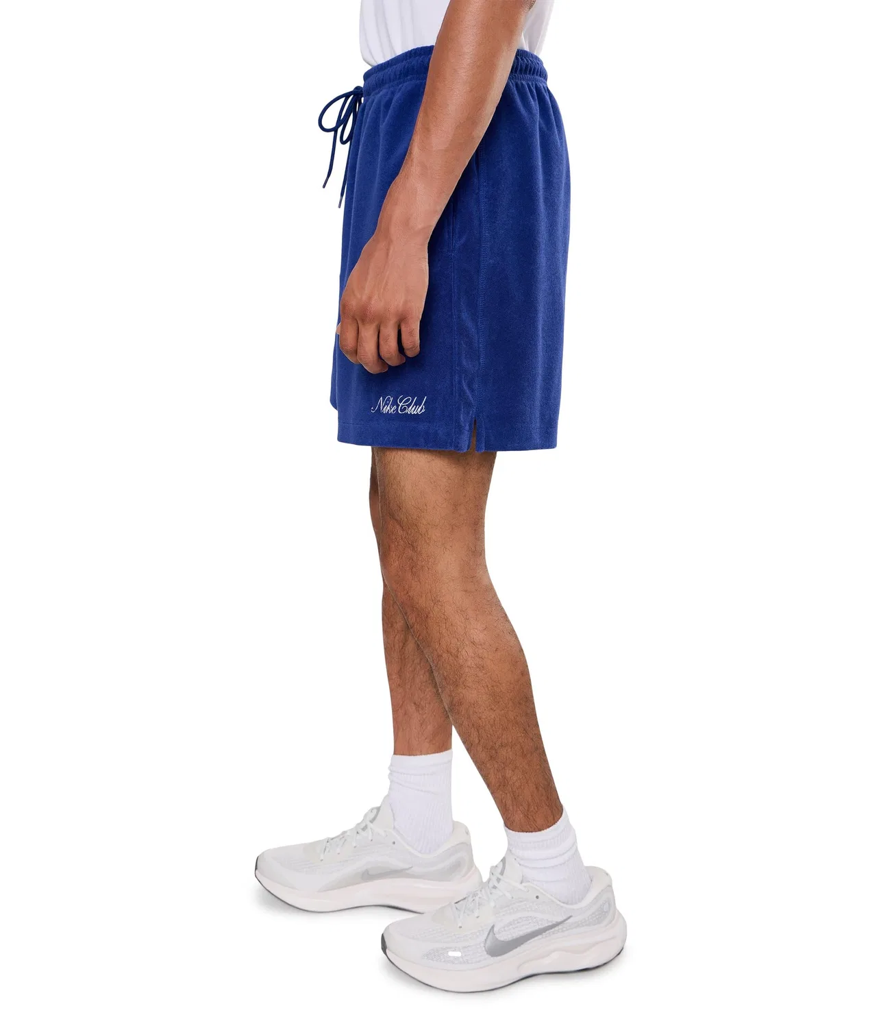 Клубные шорты из французской махровой ткани Nike, Deep Royal Blue/Soft Yellow/Soft Yellow — фото 3