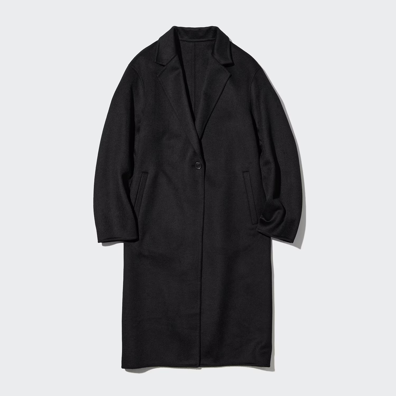 

Двустороннее длинное пальто Uniqlo, 09 черный