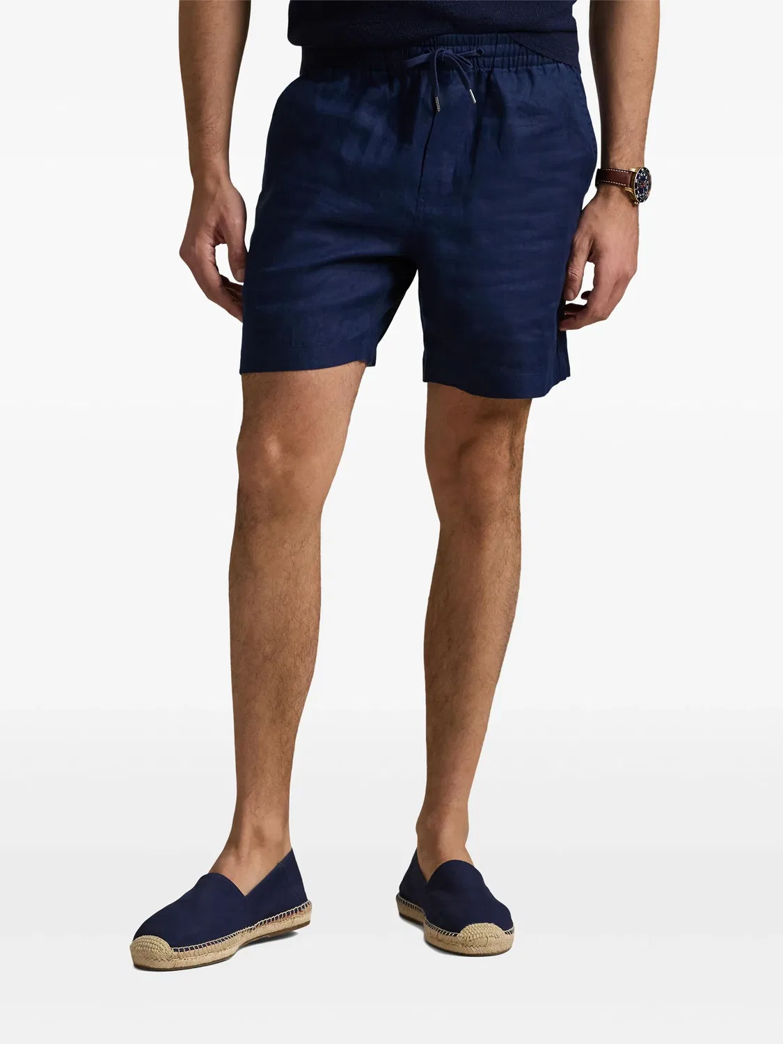 Polo Ralph Lauren Шорты с логотипом темно-синего цвета — фото 4